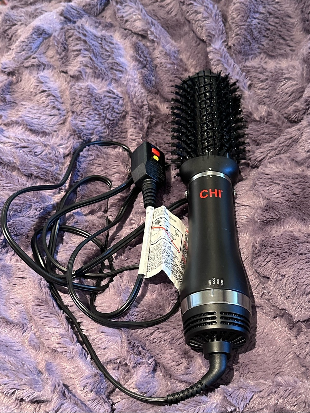 CHI Volumizer Blow-Out Hair Dryer Curler Round Brush Ceramic Hair Tool LIKE NEW